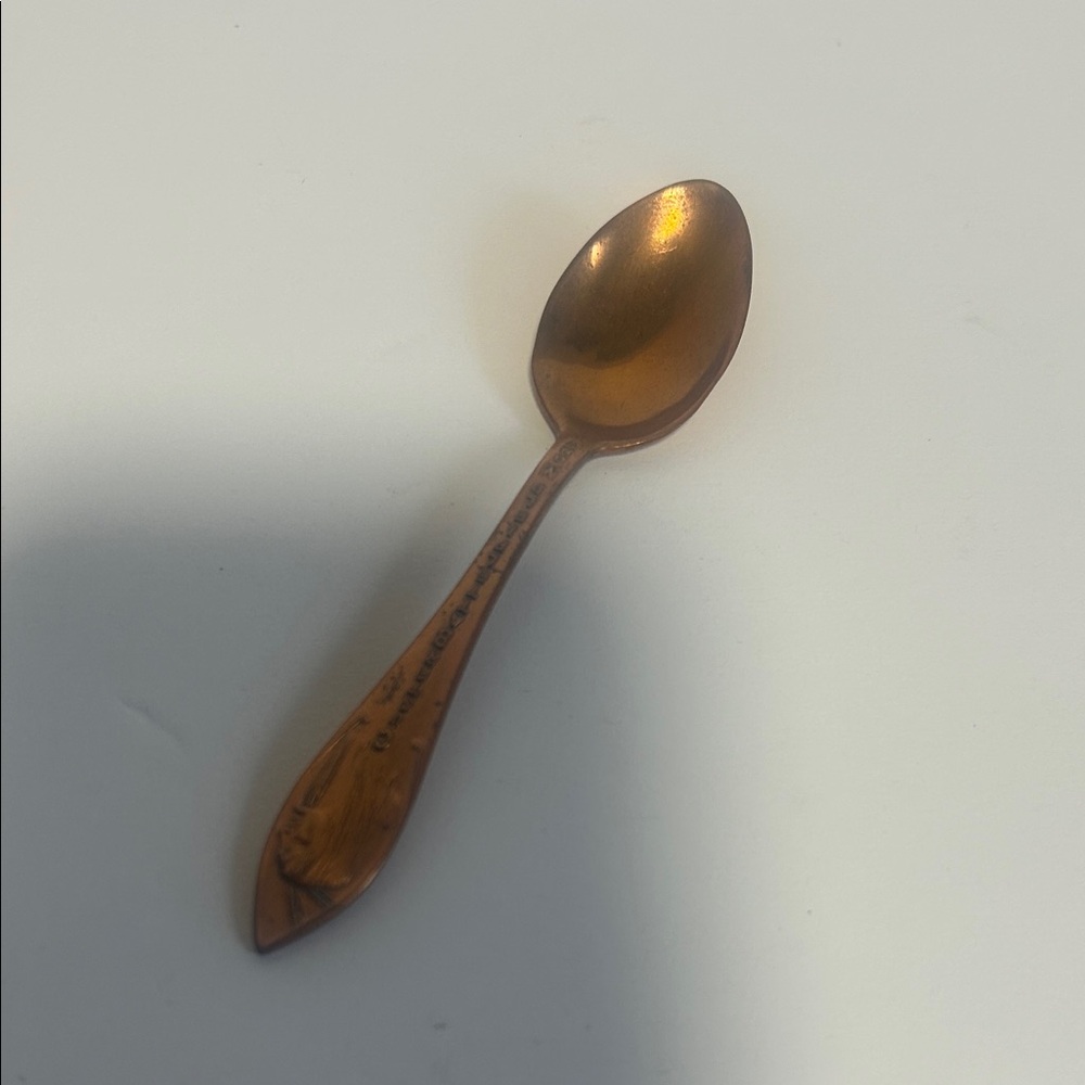 Solid copper Decorative Spoon - Picture 4 of 5